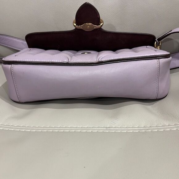 Coach Georgie Lavender Quilted/Puffy Shoulder Bag - Picture 4 of 4